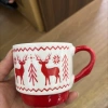 Christmas gifts: Ceramic coffee cups, mugs, high appearance level, household drinking cups, creative souvenirs, mugs, ceramic cups Application Scenario